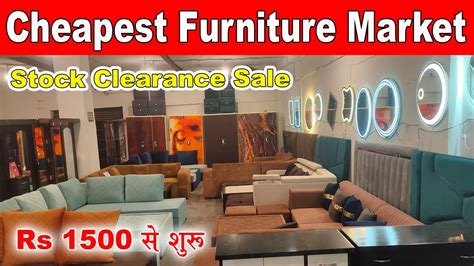 Cheapest Furniture Market Delhi Double Bed Seater Sofa