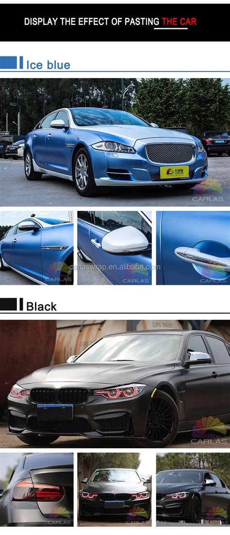 Car Cast Vinyl Wrap Film Roll Satin Chrome Vinyl Wrap Self Adhesive