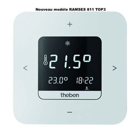 Thermostat D Ambiance Fils Programmable Theben Ram Top Fils