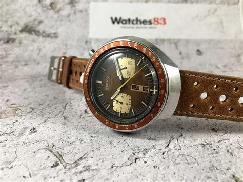 SEIKO 6138-0040 chronograph automatic watch BULLHEAD Cal. 6138-B ALL ...