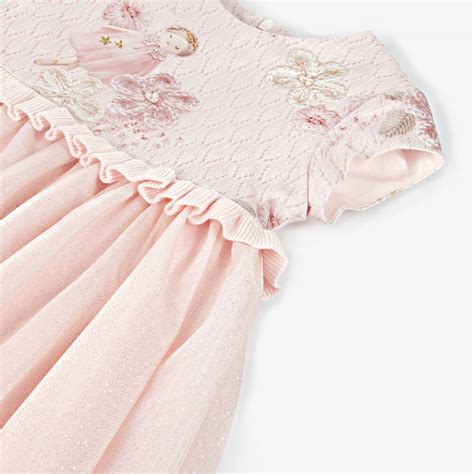Lapin House Girls Pink Tulle Ballerina Dress Childrensalon