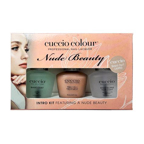 Zestaw Lakierowy Do Paznokci Beauty Nude Cuccio