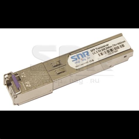 Одноволоконный модуль, SFP SGMII WDM, разъем LC simplex, рабочая длина ...