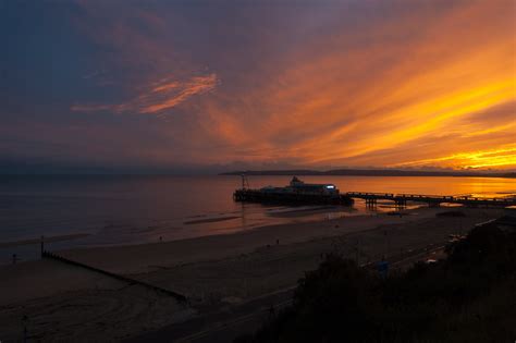 Autumn Sunset Bournemouth Uk Cissa Rego Flickr