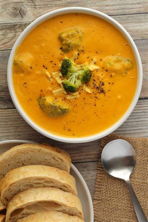 Vegan Broccoli Cheese Soup - Rich and Cheesy! - Loving It Vegan