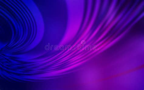 Dark Purple Pink Vector Backdrop With Bent Lines Stock Vector