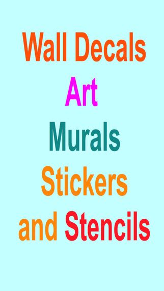 wall decals art murals stickers  stencils lifestyle