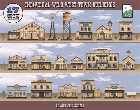 Wild West Buildings Wild West Clipart Wild West Images Wild West Saloon