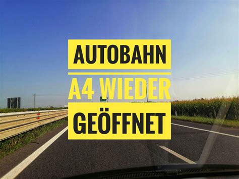 Wiedereröffnung Der Autobahn A4 In Richtung Triest Adria