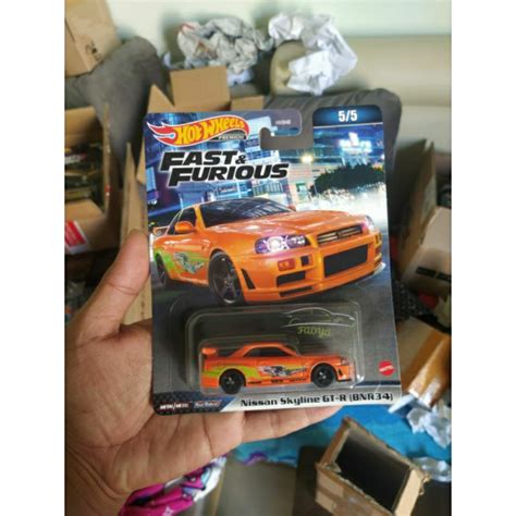 Jual Hot Wheels Premium Nissan Skyline R Orange Premium Hotwheels Nissan Fast Furious