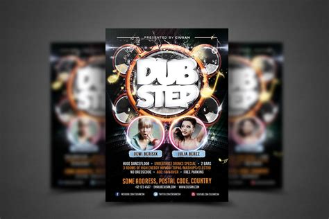 Dubstep Flyer Template Deeezy