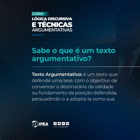 O Que é Um Texto Argumentativo