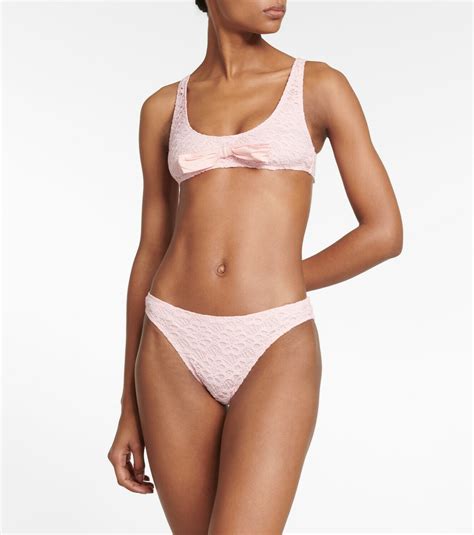 Giambattista Valli Bow Trimmed Bikini Top Giambattista Valli