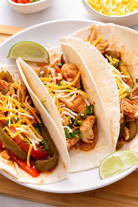 Easy Crockpot Chicken Fajitas Recipe All Things Mamma