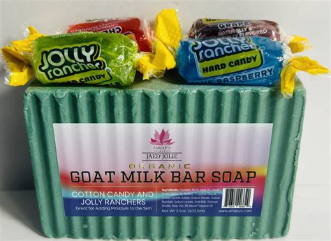 Emijays Cosmetics Jaed Jolie Organic Goat Milk Cotton Candy Jolly
