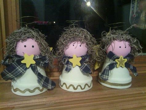 Clay Pot Painted Angel Craft Ideas Pinterest Angel Crafts