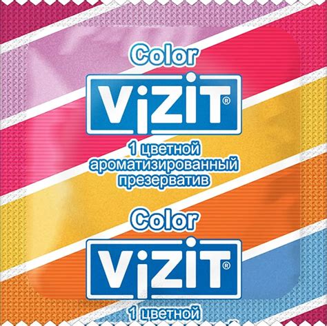 VIZIT Color презервативы цветные ароматизированные 3 шт. купить по цене ...