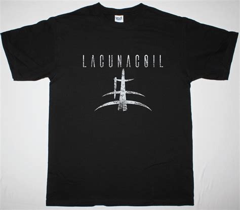 Lacuna Coil Logo New Black T Shirt Best Rock T Shirts