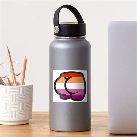 Lesbian Booty Sticker By SpicyFoxBoi Redbubble