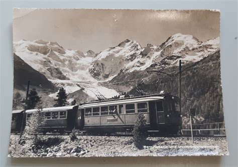 AK Berninabahn Bahn Morteratschgletscher Bergbahn Bernina GR Kaufen