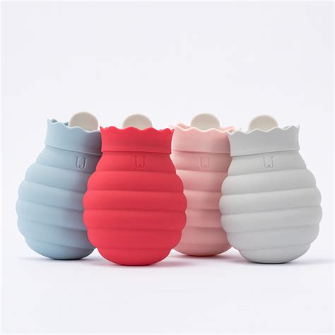 Creative Mini Silicone Microwave Heating Hot Water Bag With Knit Cover Warm Hand Bag Water