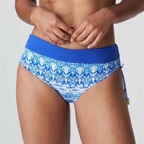 Primadonna Swim Bonifacio Fold Bikini Briefs In Electric Blue