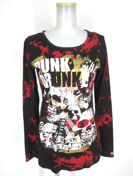 SEX POT スカルプリントムラ染め長袖Tシャツ 高価買取ならTokyo Alice ゴシックロリータパンクデザイナーズブランド買取販売