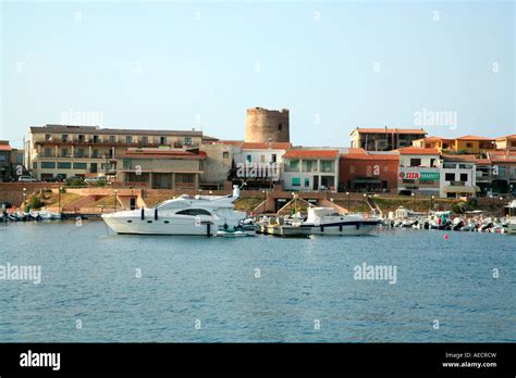 Town Harbour At Isola Rossa Sardinia Italy Stock Photo Alamy