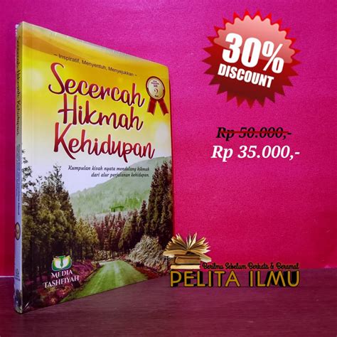 Jual Buku Secercah Hikmah Kehidupan Kumpulan Kisah Nyata Penggugah