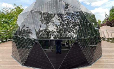 Solar Powered Tent Dia6m Dome Tent With Solar Panels Tentsxpert