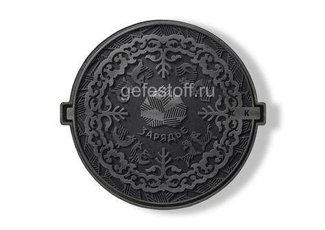Чугунный люк колодезный заказать