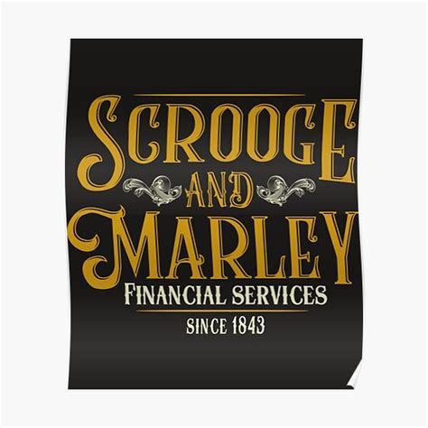 "Scrooge And Marley T-ShirtScrooge and Marley" Poster for Sale by ...