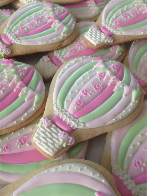 Best Images About Hot Air Balloon Cookies On Pinterest Summer Cookies Baby Shower Cookies