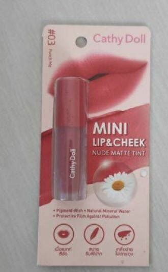 CATHY DOLL MINI LIP CHEEK NUDE MATTE 03 Lazada PH