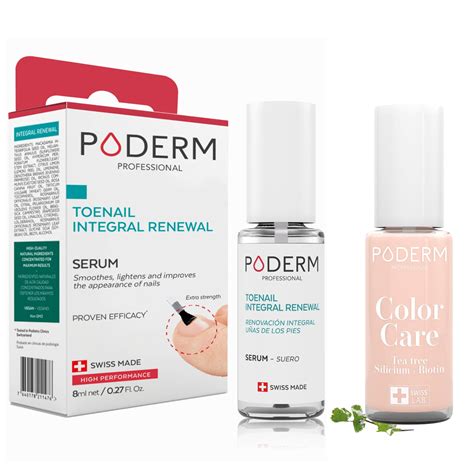 PODERM 2 in 1 PACK Restores Appearance of Discolored/Damaged Nails and