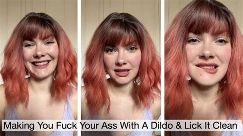 Making You Fuck Your Ass With A Dildo Lick It Clean YourHikerBabe Clips4sale