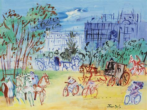 Jean Dufy 1888 1964 Avenue Du Bois De Boulogne Christie S