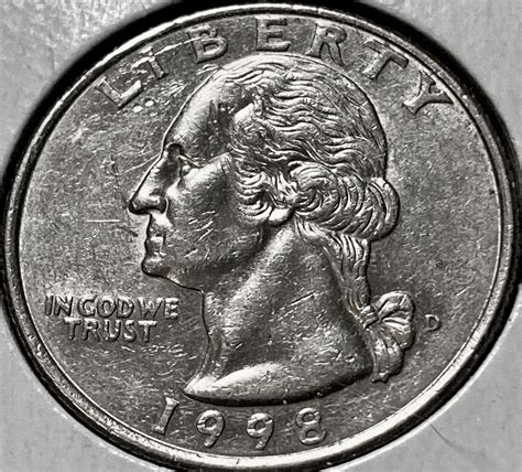 1998 D Washington Quarters For Sale Buy Now Online Item 754903