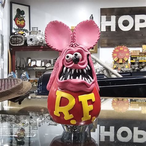 Cast Resin Ed Big Daddy Roth RAT FINK Shift Knob Vtg Style Hot Rod Gasser Figure EBay