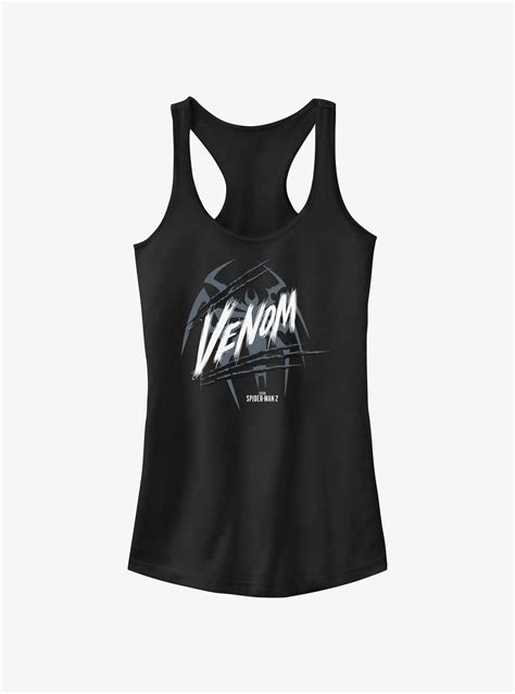 Hot Topic Marvel Spider Man Game Venom Logo Girls Tank Mall Of America