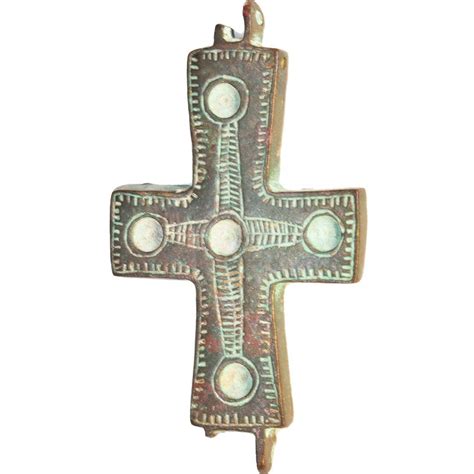 Byzantine Cross Decorated With The Five Wounds Of Christ