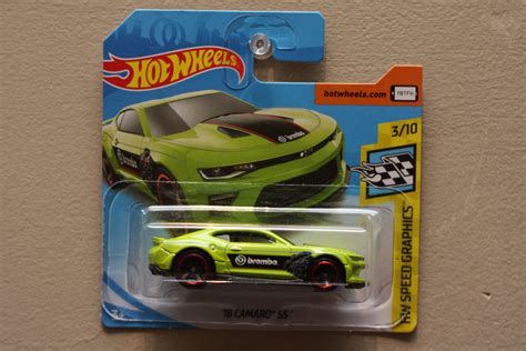 Hot Wheels Hw Speed Graphics Camaro Ss Green