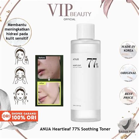 Jual Anua Heartleaf 77 Soothing Toner 40ml 150ml 250ml 500ml