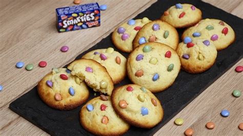 Cookies faciles aux smarties rapide découvrez les recettes de cuisine