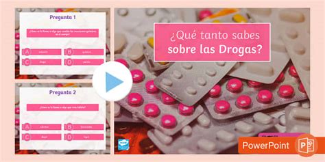 Drogas Cuestionario En PowerPoint Professor Feito