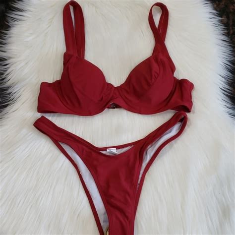 Swim New Underwire Top With High Cut Legs Bikini Set Poshmark