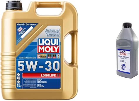 LIQUI MOLY Longlife III 5W-30 | 5 L | Synthesetechnologie Motoröl | Art ...
