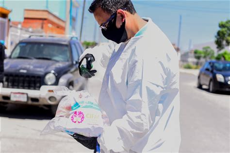 Entrega Gobierno Municipal Apoyos Alimentarios En La Colonia Sahuaros