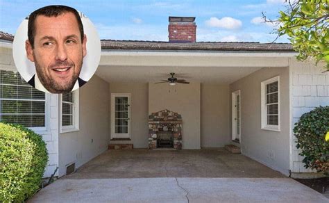 Adam Sandlers simple Los Angeles home
