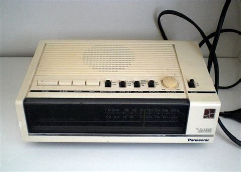 Panasonic Alarm Clock Radio Electronic Clock Radio Vintage Etsy